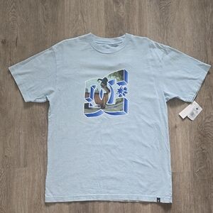 DC Blue Short Sleeve Graphic Tee. Size M, L available